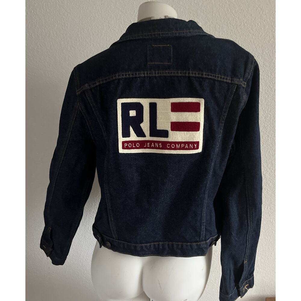 RL Ralph Lauren Polo jeans Company denim Jean jacket Women’s Petite Large